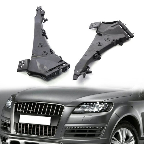 Front Bumper Bracket Guide Retainer Support 4L0807283B 4L0807284B for  Q7 2007-2015 Accessories 2
