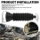 2PCS Thick Silicone Car Inner Tie Rod Boot Upgrade Large Caliber,Cuttable Car Rack and Pinion Boot Kit Includes Ties 6