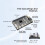 Dock Esterno per GPU USB 4.0, Compatibile con per  40 Gbps, da 3 A 4 Porte, per Schede Grafiche PCIe, Supporto per RX4090 e RX6900 per 5