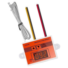 Digital Temperature Controller 220V Intelligent Thermostat 0-450 Temperature Monitor for Heaters Refrigerator