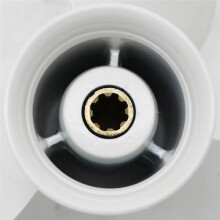 Hélice de Popa 9 1/4x8 para Motores para de 9,9 A 15 , em Liga de Alumínio, com 3 Pás e 8 Dentes Estriados (63V-45947-00-EL)