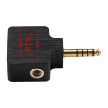 4.4mm Balanced 1-to-2 Aluminum Alloy Splitter 4.4mm Male to Dual 4.4mm Female HiFi Audiophile Earphone Adapters