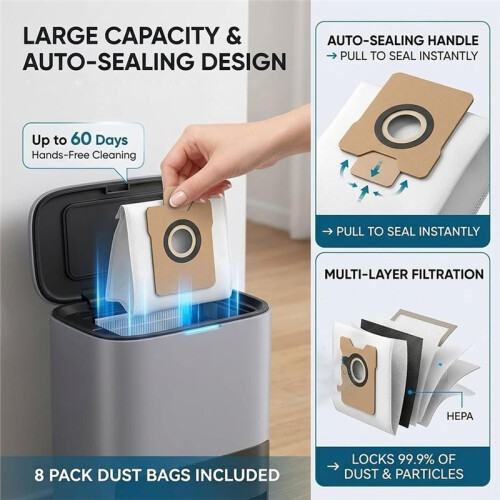 Replacement Parts Kit for  C10 RoboVac - Essential Accessories for Enhanced Cleaning Performance 2