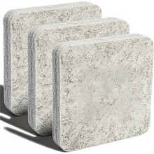 3 Pack NeedleFelting Mat, Natural Wool NeedleFelting Pad, 6x6x1 Inch Felting Block for DIY Felting Wool Projects