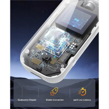 Transmitter Receiver with Screen, 2 AirPods/Headphones 2-in-1 Airplane  Adapter, Low Latency