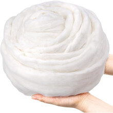 16 Oz Wool Roving: NeedleFelting Wool Yarn Roving Wool 1 Lb White Wool Roving for NeedleFelting Diy Hand