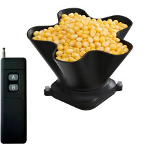 Remote Bait Dispenser for RC Boat, 2.4GHz Wireless, 360 Rotating Bait Spreader, 300-400m Range, IP67 Waterproof