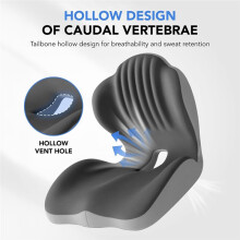 Coussin Lombaire Ergonomique en Mousse Mémoire Forme pour Soulager Douleurs Dorsales,Idéal pour Chaises et Sièges Voiture,et Offrant un Confort