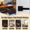 Interior Door Knobs Matte Black, Keyless Push Button Lock Door Handles with Lock for Bedroom Bathroom, for Left Right 7