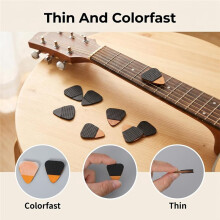 64pcs Guitar Picks Grips,Non-Slip Guitar Flat Picks Anti-Slip Grip Guitar Picks for Stop Dropping Your While Playing