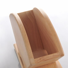 Cone Coffee Filter Paper Holder Storage Rack, Wooden Coffee Filter Container for Cone V 60 Coffee Filters Storage Holder