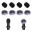 Wireless Furry Mic Windshields & Foam Cover Set Windproof Lavalier Mic Windscreen for Clearer Voice Filter Effect 3