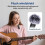 Wireless Furry Mic Windshields & Foam Cover Set Windproof Lavalier Mic Windscreen for Clearer Voice Filter Effect 6