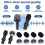 Wireless Furry Mic Windshields & Foam Cover Set Windproof Lavalier Mic Windscreen for Clearer Voice Filter Effect 5