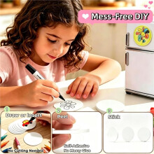 20-Teiliges Acryl-DIY-Kühlschrankmagnet-Set, Magnetische Kühlschrank-Bilderrahmen, Handarbeitsbastelarbeiten