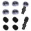 Wireless Furry Mic Windshields & Foam Cover Set Windproof Lavalier Mic Windscreen for Clearer Voice Filter Effect 7