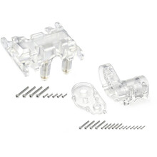 Acrylic Transmission Gear Boxs and Skid Plate for SCX30 Cars Upgrade Parts