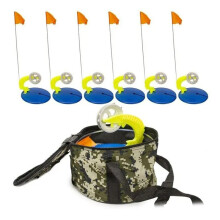 Juego de Caña y Bolsa para Pesca Al Aire Libre en Invierno, Combinación de Plataforma de Pesca Automática para Pesca en Hielo y Pesca en Invierno
