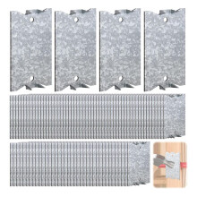 Placas de Seguridad de 3" X 1,5" para Montantes de Madera, Protector de Cables y Alambres, Protección Anticlavos para Tuberías y Cableado.
