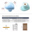 15 PCS Heart-Shape Ceramic Cabinet Knobs Random Color Drawer Dresser Pull Handles 10
