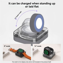 3 in 1 Watch Charger Holder for Watch, Magnetic Charging Cable Storage Stand Dock Station for Watch Series