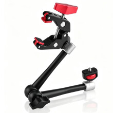 Adjustable Magic Arm Super Clamp,11 Inch Articulating Arm Clamp Friction Power Arm Crab Screw for Camera Monitor Light