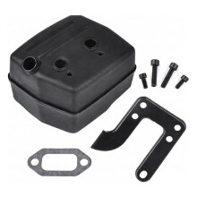 Exhaust Muffler Silencer Kit for 61, 268, 272, 272XP Chainsaws & Jonsered 625, 630, 670 - 7 Piece Set