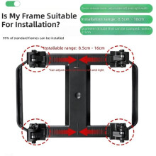 Supporto Regolabile A Sgancio Rapido per Portapacchi di Biciclette Elettriche, Accessori per Biciclette da Esterno, Parti per Modifiche DIY per