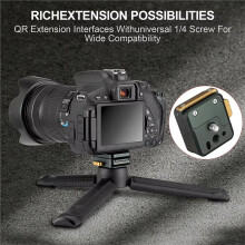 Camera Quick Release Mount Lock QR System Clamp for Tripod Monopod Slide DSLR Camcorder for Gimbal for Zhiyun