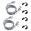 2 Câbles de Commande de Capot avec 4 Circlips pour Accessoires pour  pour  1987-2010 357/375 / 377/378 / 379 1