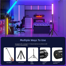 Magnetische Handlamp met RGB LED-Videolamp, Cameralamp, Buislamp voor Studiofotografie en Vloggen A