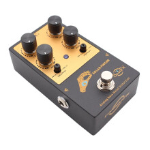 Fanmuzk SOLAR FINGER Analog Bass Distortion Effect Pedal Bass Metal Distortion Effect Pedal with Low-Pass and High-Pass Control