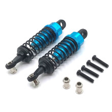 2 Amortisseurs en Aluminium de Rechange pour Voitures Radiocommandées pour A959/A969/A979/K929, pour Wpl C14/C24 et pour MN D90/D91/99S B