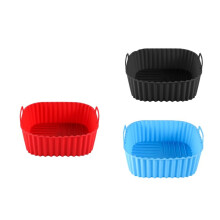 Silicone Multi-Color Food Grade Silicone Square Air Fryer Tray for 7QT Air Fryer