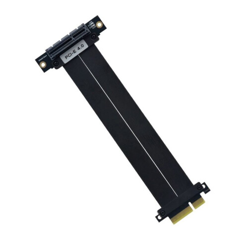 PCIe 4.0 X4 GPU Riser Cable 64Gbps High Speed Extension Cable  Card Adapter Cable for GPU Motherboard SSD Server