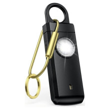 Personligt Larm för Kvinnor, 130dB Våldtäktslarm Uppladdningsbart LED-Stroboskopljus, för Flickor, Barn, Män, Äldre, Nattlöpning, Utomhus
