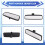 Espelho Retrovisor Interno 18D857511A para   B5 B6  , Preto 7