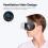 Face Cover for  4 VR Headset Face Interface Bracket Replacement Washable Sponge Leather Pad for PICO4 / Pro 4