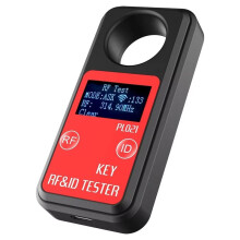Auto Key Fob RF&ID Tester for All Vehicle Remote Control, 100-1000MHz RF Frequency Range, Detect Chips, Read Hex ID, 1PC