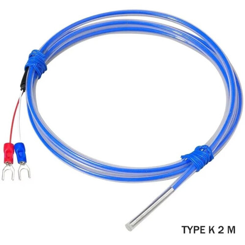 PT100 Temperature Sensor Probe - High Temp Resistant, Corrosion Proof Thermocouple for Process Control & Automation B 2