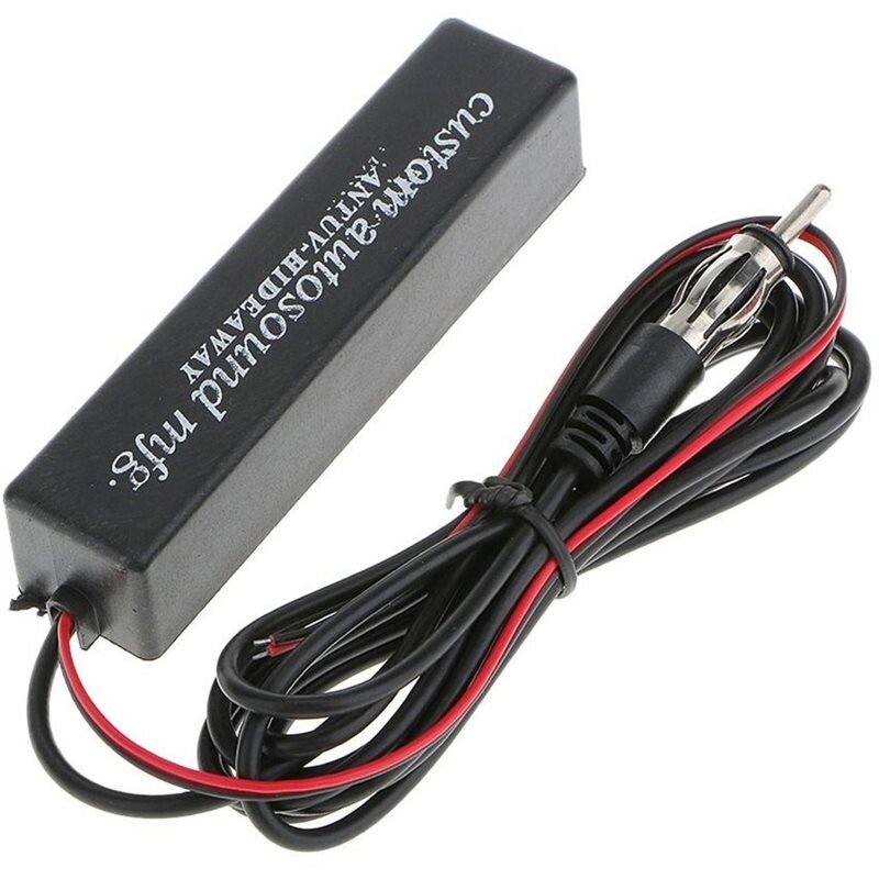 Car Vehicle Hidden Antenna Radio FM Signal Reception Amplifier Booster ...