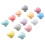 15 PCS Heart-Shape Ceramic Cabinet Knobs Random Color Drawer Dresser Pull Handles 2