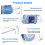 1pcs Storage Stylish Acrylic Storage Box for  Paradise Clear Design Stylish Replace Practical Easy Accessories 3