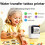 Water Transfer Printer Wireless Tattoo Printer Portable Thermal Printer for DIY Painting Water Transfer 3