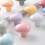 15 PCS Heart-Shape Ceramic Cabinet Knobs Random Color Drawer Dresser Pull Handles 9