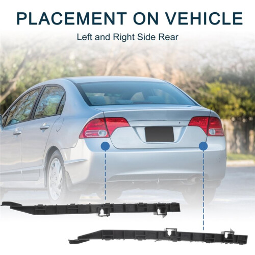 Rear Bumper Support Bracket Retainer 71593SAA013 71598SAA013 for  Fit 2007 2008 Accessories