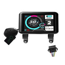 NFC UKC1 E-Bike Color LCD Display Meter 24V-72V Speedometer for Electric Scooters and Mountain Bikes TFT LCD Meter
