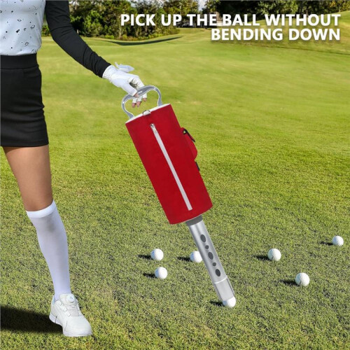 Saco para Bolas de Golfe com Alça e Estrutura de Alumínio. Capacidade para Até 70 Bolas de Golfe. 2