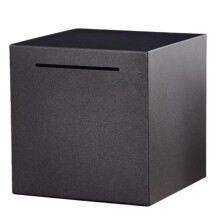 Large Capacity Piggy Bank - 20x20cm Coin Saving Box for Kids, Adults, Secure Metal Cash Jar, No Withdrawal Design