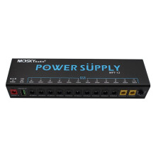 MOSKYAUDIO MPT-12 Guitar Effect Pedal 12 Isolated Outputs/5V USB Output for 9V 12V 18V Protection Guitar Accessories UK Plug